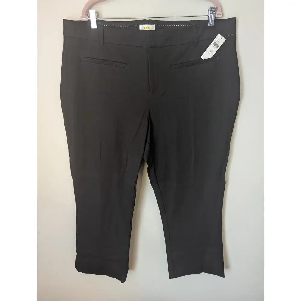 NWT Maeve by Anthropologie black pants - Picture 1 of 7